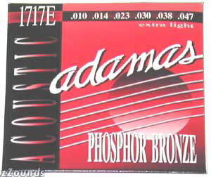 Adamas Phosphor Bronze Acoustic Guitar Strings (6-String, Light)