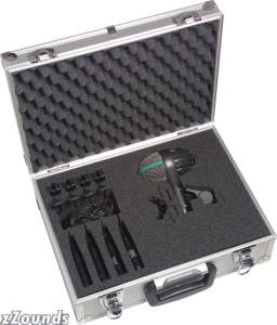 AKG Deluxe Drum Mic Package (Includes D112, 3xC418, C419 in a Case)
