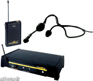 AKG WMS40 UHF Headset Wireless System with C444 Microphone