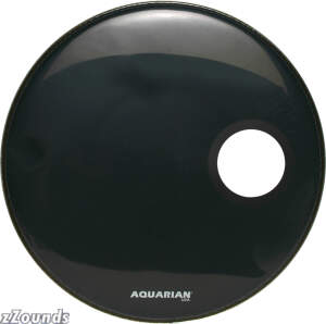 Aquarian Regulator Bass Drumhead with Hole