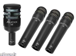 Audix DR356 Drum Microphone Combo Pack (3xi5 and 1xD6)