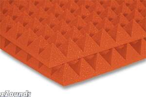 Auralex 2 Inch Pyramid Studiofoam 2x4 Feet Panels 2PYR24 (12 Pack)