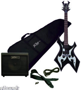 BC Rich Warlock Metal Master Guitar Package