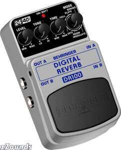 Behringer DR100 Digital Reverb Pedal