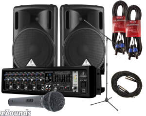 Behringer PA Package with Wireless Microphone System