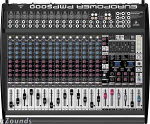 Behringer PMP5000 20-Channel Powered Mixer (1200 Watts)
