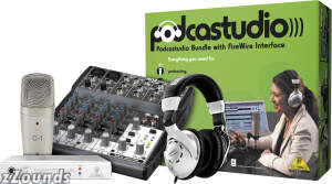 Behringer Podcastudio FW Firewire Podcast Package