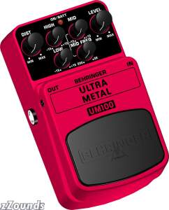 Behringer UM100 Ultra Metal Distortion Pedal