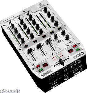 Behringer VMX300 VCA-Controlled 3-Channel Pro DJ Mixer with Beat Counter