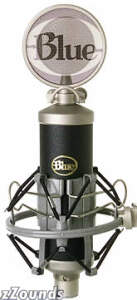 BLUE Shock Mount and Pop Filter for Baby Bottle Microphone