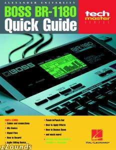 Boss BR1180 Quick Guide Book