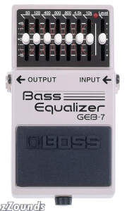 Boss GEB7 Bass Equalizer Compact Effects Pedal 7 Band Graphic