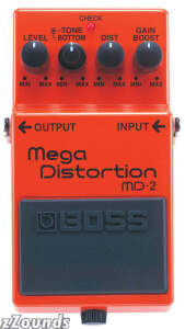 Boss MD2 Mega Distortion Effects Pedal