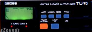Boss TU70 Guitar and Bass Auto Tuner