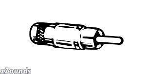 CBI RCA Male Shielded Barrel