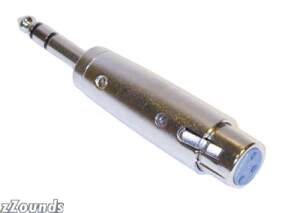 CBI XLR Female To 1/4-inch TRS Male Connector