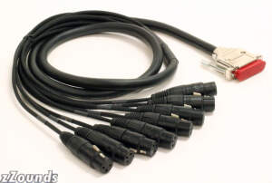 CBI Multi-Track Snake with Mogami Cable (25 Pin D-Sub To 8 XLR Female)