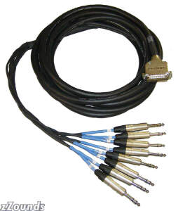 CBI Multi-Track Snake with Mogami Cable (25 Pin D-Sub To 8 TRS)