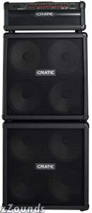 Crate GLX Guitar Amplifier Full Stack with GLX1200H Head and G412SL, G412ST Cabinets