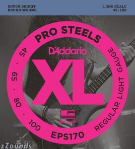 DAddario EPS170 XL ProSteels Light Gauge/Long Scale Bass Strings reviews
