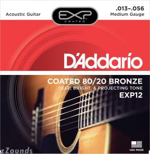 DAddario EXP12 Coated 8020 Bronze Acoustic Strings