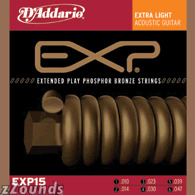 DAddario EXP Coated Phosphor Bronze Acoustic Guitar Strings prices