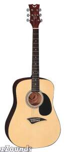 Dean AK48 Dreadnought Acoustic Guitar (with Case) - 6-String Acoustic Guitars music items