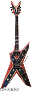 Dean Dimebag Dixie Rebel Electric Guitar (with Case)