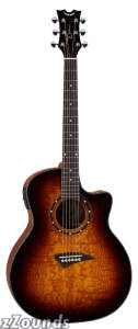 Dean Exotica Quilt Ash Acoustic-Electric Guitar