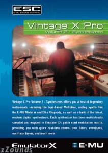 Emu Vintage X Pro Volume 2 Synthesizers Sample Library