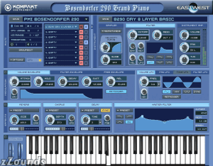 East West Bosendorfer 290 GrandPiano VSTi (Macintosh and Windows)