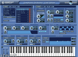 East West Symphonic Orchestra Gold Software (Macintosh and Windows)