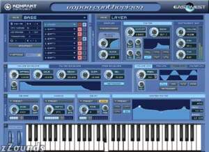 East West ProSamples Platinum Vapor Synth Module SoftSynth (Macintosh and Windows)