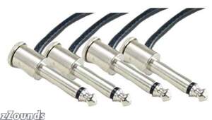 George L's Right Angle 1/4 in. Plug for .155 Cable