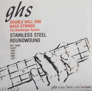 Buy GHS Steinberger-Style Roundwound Bass Strings (Light) Online