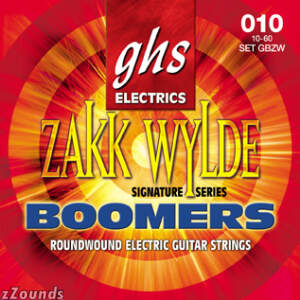 GHS GBZWLO Zakk Wylde Low Boomers Guitar Strings