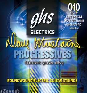 GHS Dave Mustaine Progressive Electric Guitar Strings