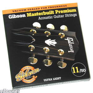 Gibson Masterbuilt Phospher Bronze Acoustic Guitar Strings (Ultra Light) prices