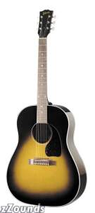 Gibson J45 Acoustic-Electric Guitar (Vintage Sunburst, with Case) reviews