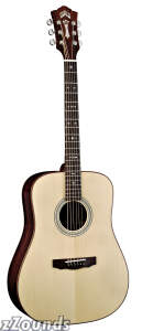 Guild GAD50E Dreadnought Acoustic-Electric Guitar (with Case)