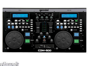 Gemini CDM500 Dual CD Player/DJ Mixer
