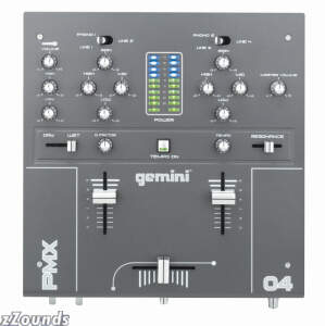 Gemini PMX04 10 in. 2-Channel DJ Mixer with Filter Effects