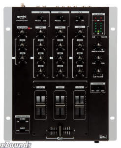 Gemini PS626X 3-Channel Professional Scratch DJ Mixer