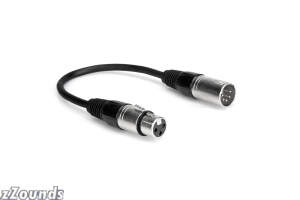Hosa 5-Pin XLRM to 3-Pin XLRF DMX Cable