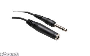 Hosa Straight Headphone Extension Cable - 25 feet (Female 1/4 inch Phone to Male 1/4 inch Phone) (Model HPE325)