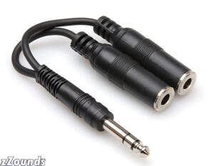 Hosa Y Cable - 6 inch (Stereo 1/4 inch Phone Male to 2 Mono 1/4 inch Phone Female)  (Model YPP117) reviews