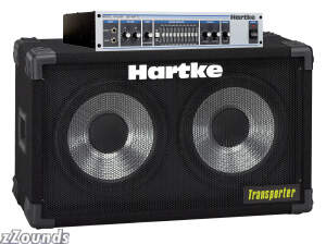 Hartke Bass Amplifier Half Stack with Hartke 2500 and 210TP
