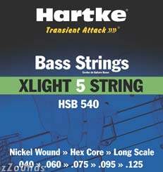 Hartke HSB540 Bass Strings (X-Light 5-String) reviews