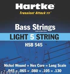 Hartke HSB545 Bass Strings (Light 5-String)