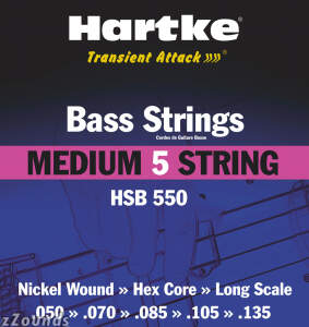 Hartke HSB550 Bass Strings (Medium 5-String) reviews